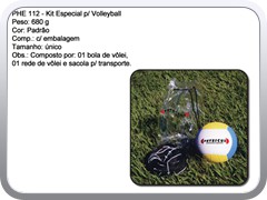 PHE 112 - Kit Especial para Volleyball