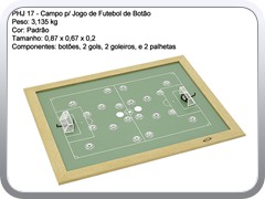 PHJ 17 - Campo para Jogo de Futebol de Botao