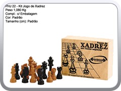 PHJ 22 - Kit Jogo de Xadrez