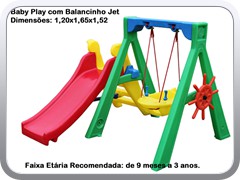 Baby Play com Balancinho Jet