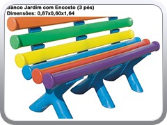 Banco Jardim com Encosto (3 pes)