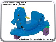 Cavalo Marinho Baby 2 em 1