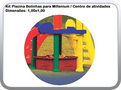 Kit Piscina Bolinhas para Millenium_Centro de atividades