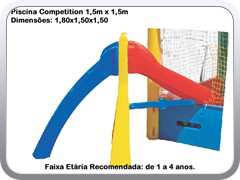 Piscina Competition 1,5m x 1,5m