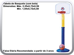 Tabela de Basquete (com bola)