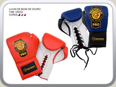 LUVAS DE BOXE DE COURO