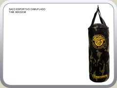 SACO ESPORTIVO CAMUFLADO 86X33CM