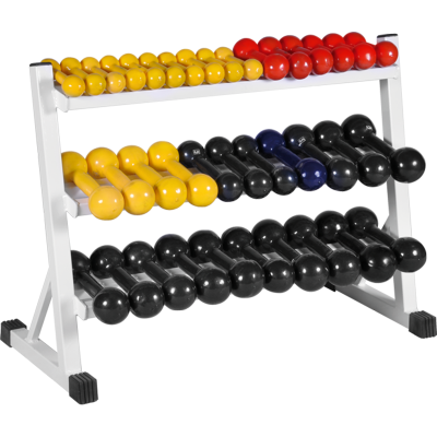 Estante para halteres 3 prateleiras
