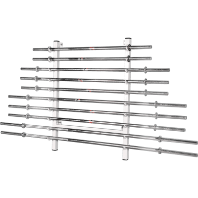 Suporte de parede para 10 barras